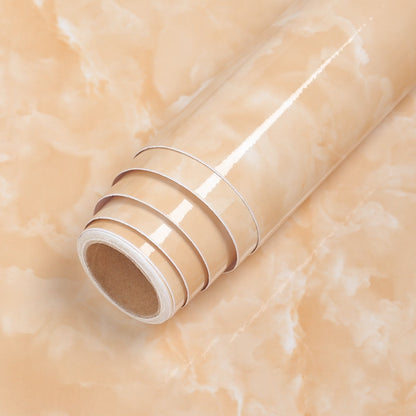 Marble Effect Self Adhesive Vinyl Wrap Waterproof Furniture Film