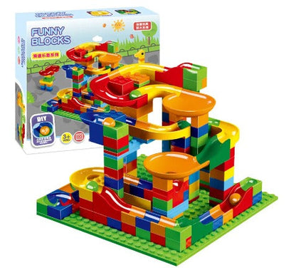 Marble Run Building Blocks Race Track Construction Set