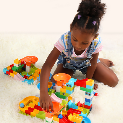 Marble Run Building Blocks Race Track Construction Set