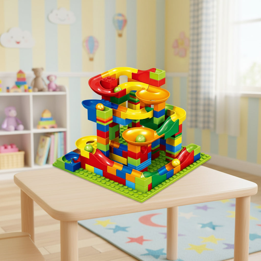 Marble Run Track Building Set STEM Construction Toy