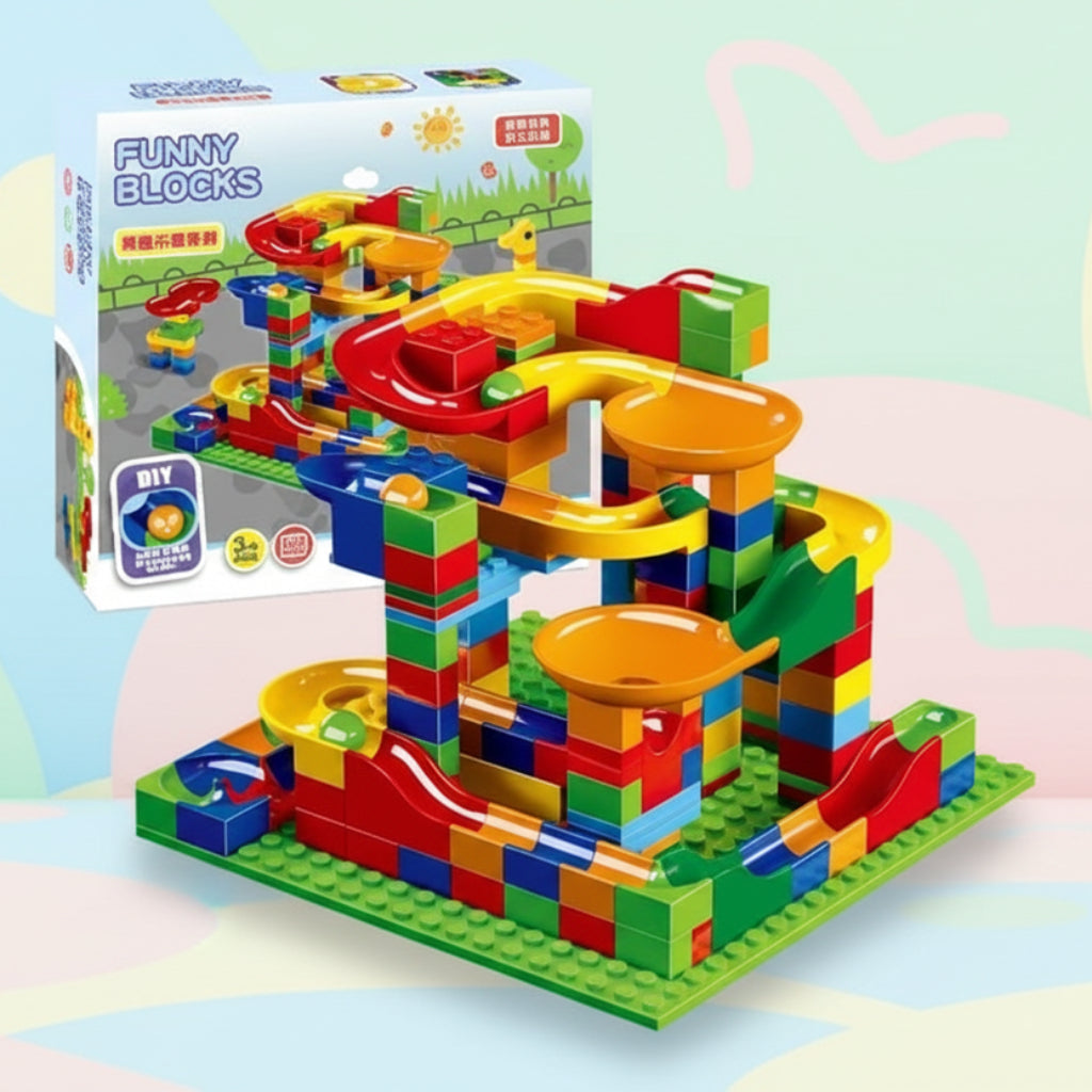 Marble Run Track Building Set STEM Construction Toy