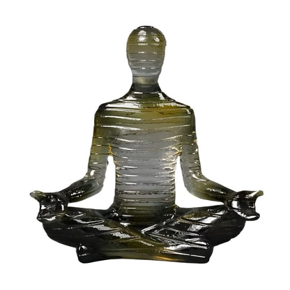 Meditation Yoga Sculpture Lotus Pose Zen Home Decor