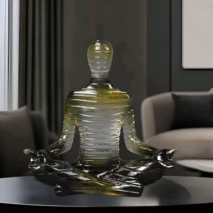 Meditation Yoga Sculpture Lotus Pose Zen Home Decor