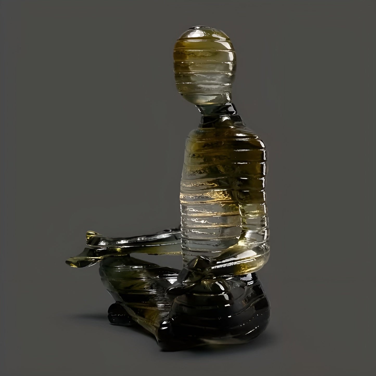 Meditation Yoga Sculpture Lotus Pose Zen Home Decor