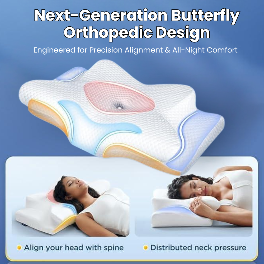 Memory Foam Contour Pillow Ergonomic Neck Sleep Support