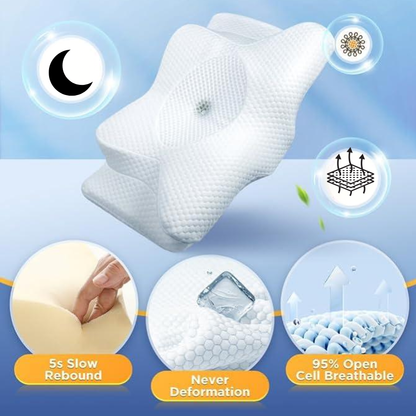 Memory Foam Contour Pillow Ergonomic Neck Sleep Support