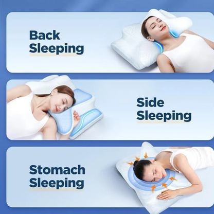 Memory Foam Contour Pillow Ergonomic Neck Sleep Support