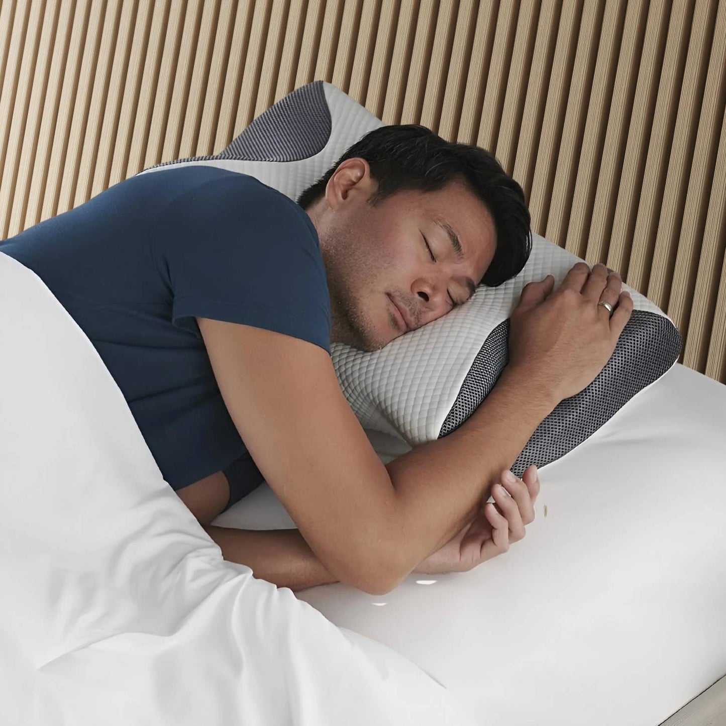 Memory Foam Pillow Breathable Neck Support Sleeping Cushion