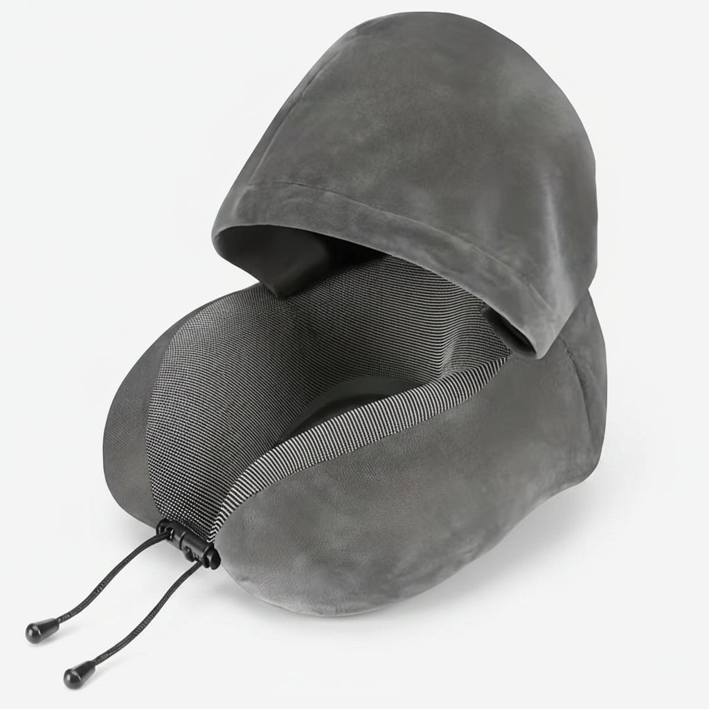 Memory Foam Travel Neck Pillow U Shaped Adjustable Support Cushion