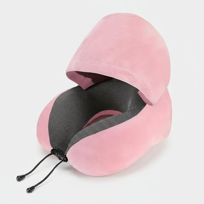 Memory Foam Travel Neck Pillow U Shaped Adjustable Support Cushion
