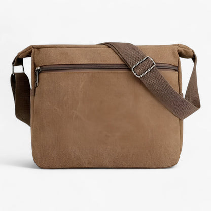 Mens Canvas Shoulder Bag Multifunction Crossbody Travel Messenger