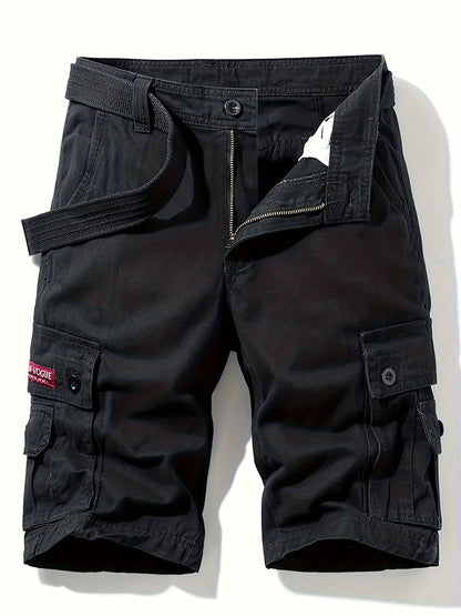 Mens Cargo Shorts Multi Pocket Casual Summer Fit