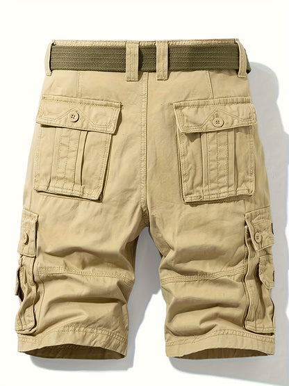 Mens Cargo Shorts Multi Pocket Casual Summer Fit