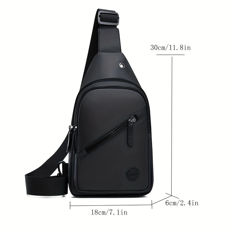Mens Chest Bag Lightweight Adjustable Outdoor Sport Sling Bag