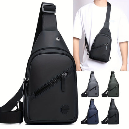 Mens Chest Bag Lightweight Adjustable Outdoor Sport Sling Bag