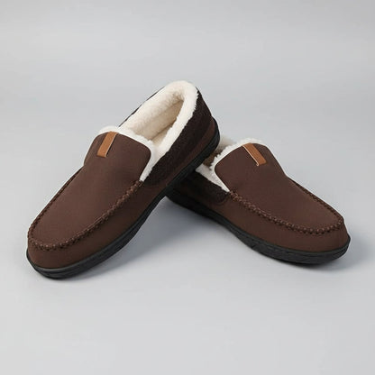 Men's Cozy Slip On Loafers Indoor House Shoes