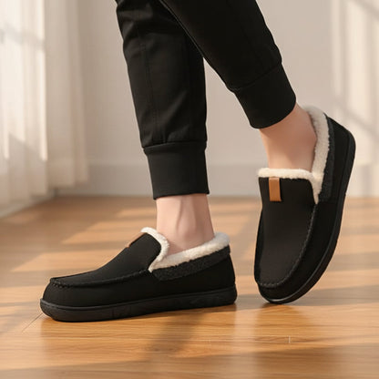 Men's Cozy Slip On Loafers Indoor House Shoes