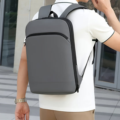 Mens Expandable Backpack Lightweight Laptop Travel Business Bag
