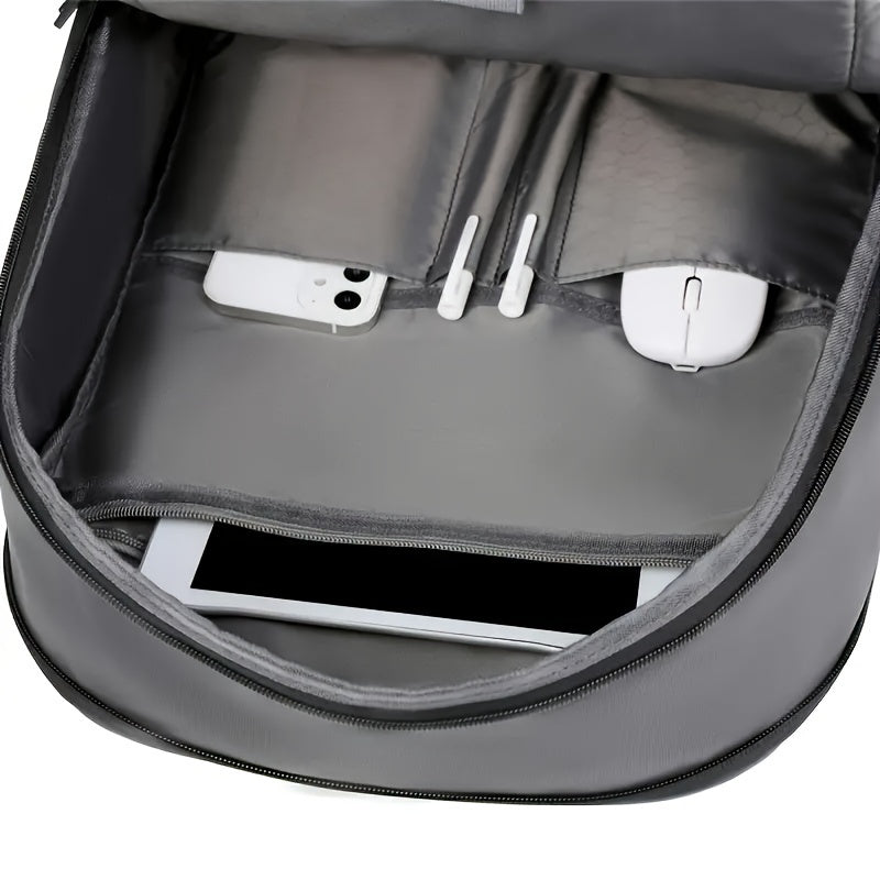 Mens Expandable Backpack Lightweight Laptop Travel Business Bag