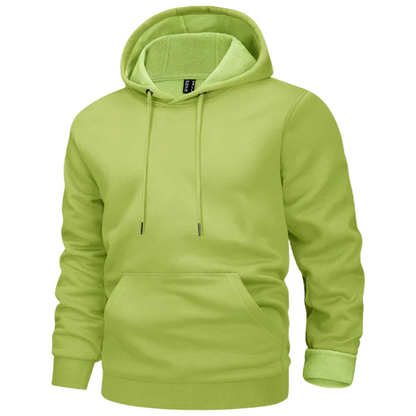 Men's Fleece Lined Hoodie Warm Casual Pullover Jacket