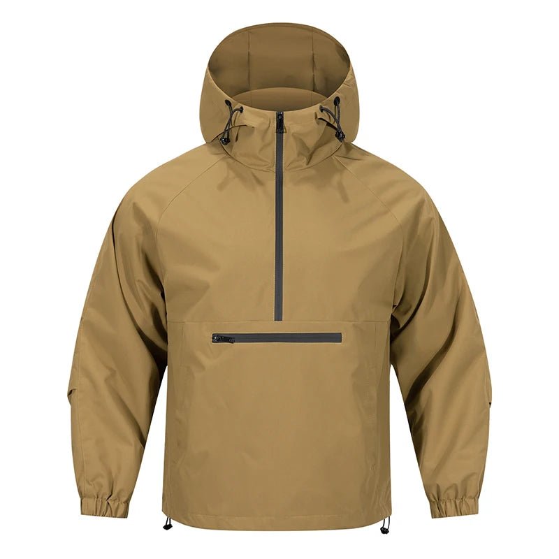 Mens Hooded Softshell Jacket Breathable Outdoor Casual Coat