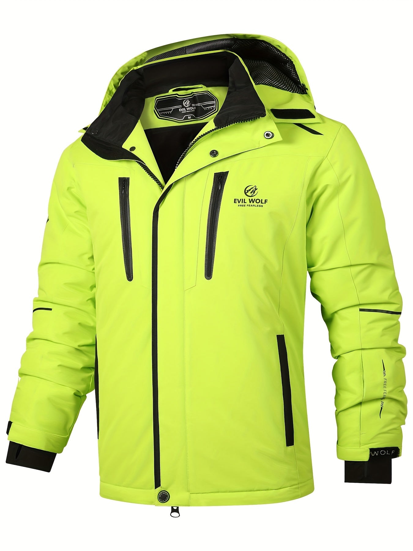 Mens Insulated Ski Suit Waterproof Snowboarding Winter Snowsuit Set