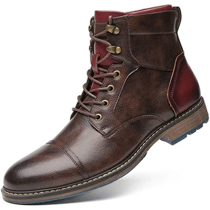 Heren enkelboots in Oxfordstijl met veters, casual