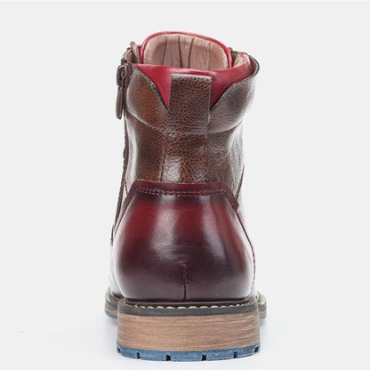 Heren enkelboots in Oxfordstijl met veters, casual