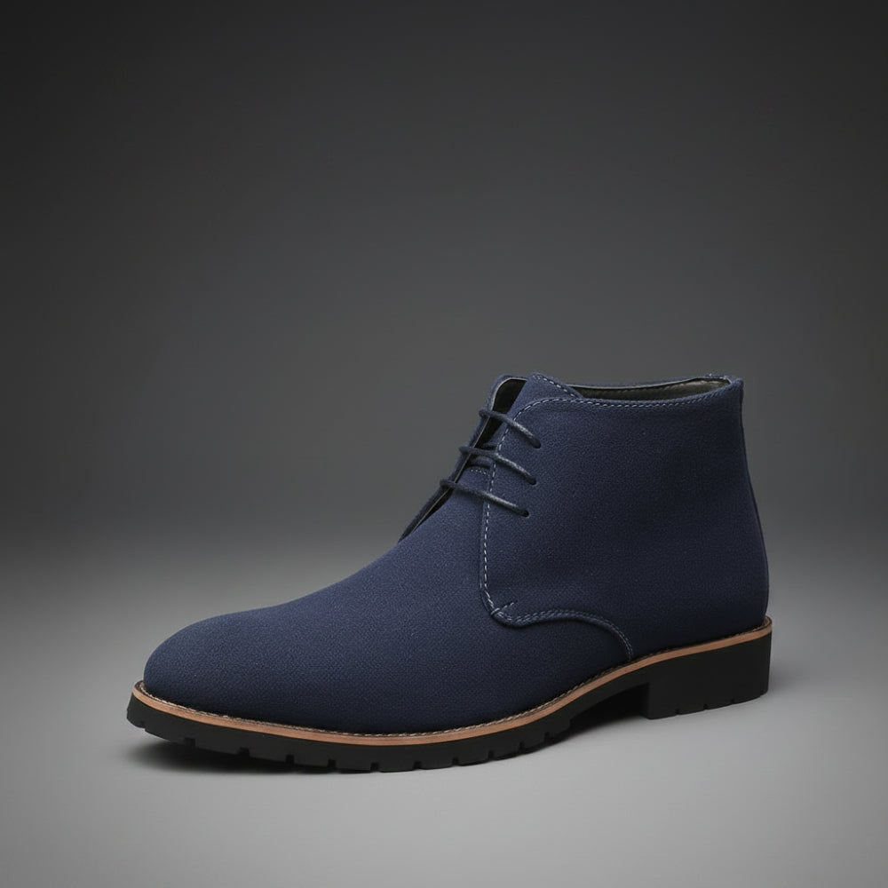 Men's Leather Slip On Ankle Boots for Casual Everyday Wear