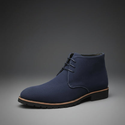 Men's Leather Slip On Ankle Boots for Casual Everyday Wear