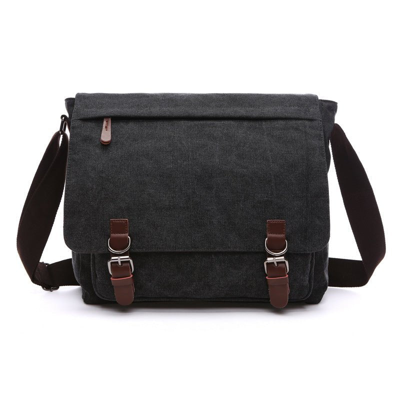 Mens Messenger Bag Adjustable Strap Casual Travel Shoulder Bag