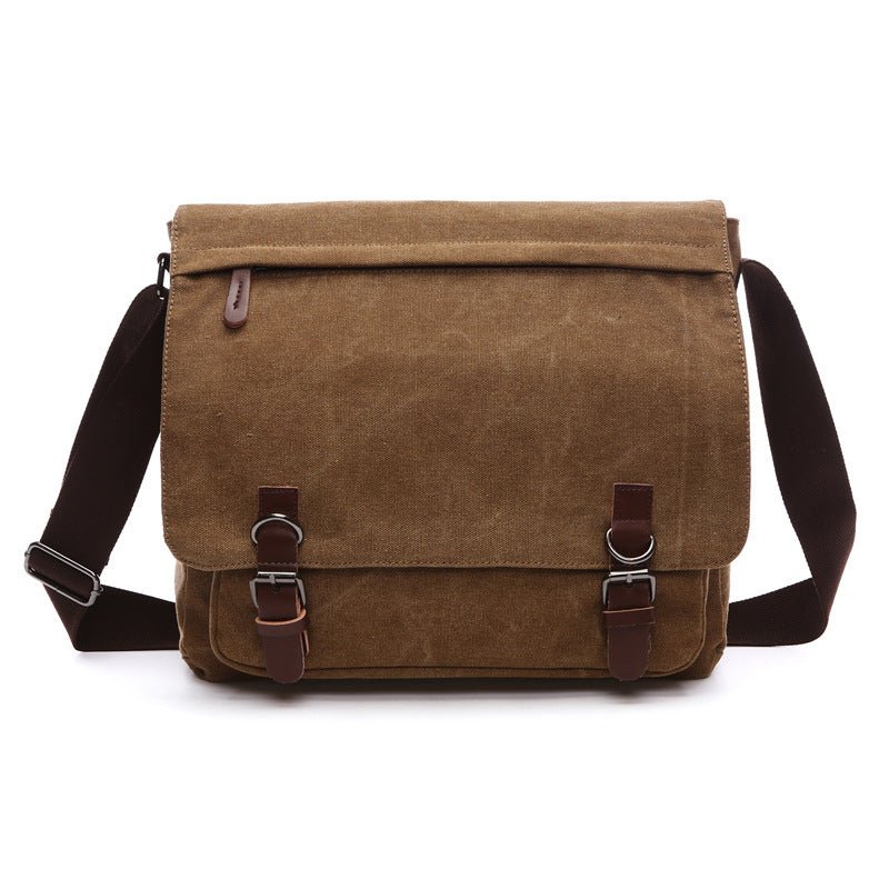 Mens Messenger Bag Adjustable Strap Casual Travel Shoulder Bag