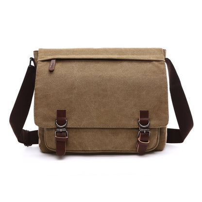 Mens Messenger Bag Adjustable Strap Casual Travel Shoulder Bag
