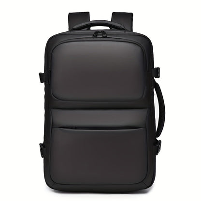 Mens Minimalist Backpack Nylon Laptop Travel Commuter Bag