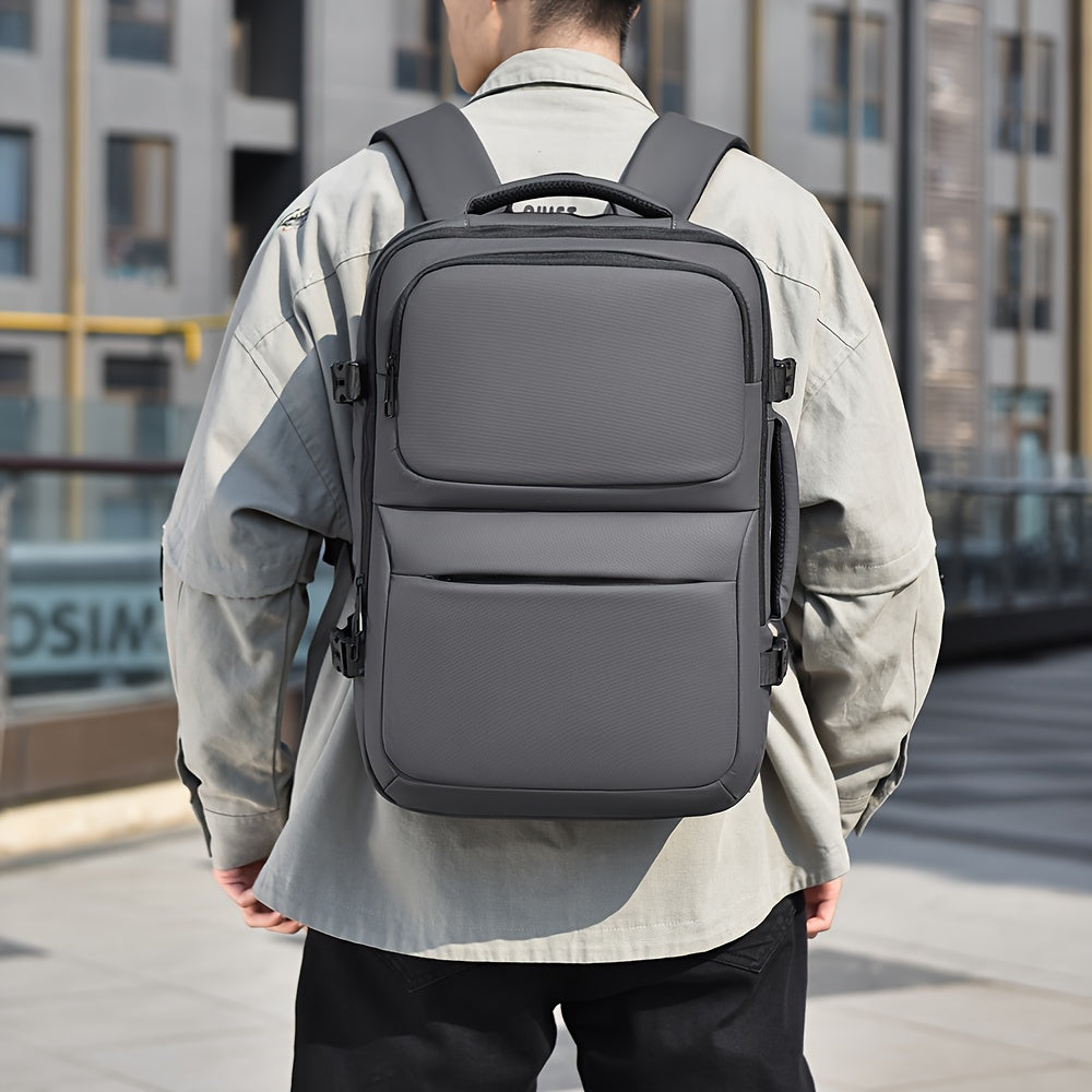 Mens Minimalist Backpack Nylon Laptop Travel Commuter Bag