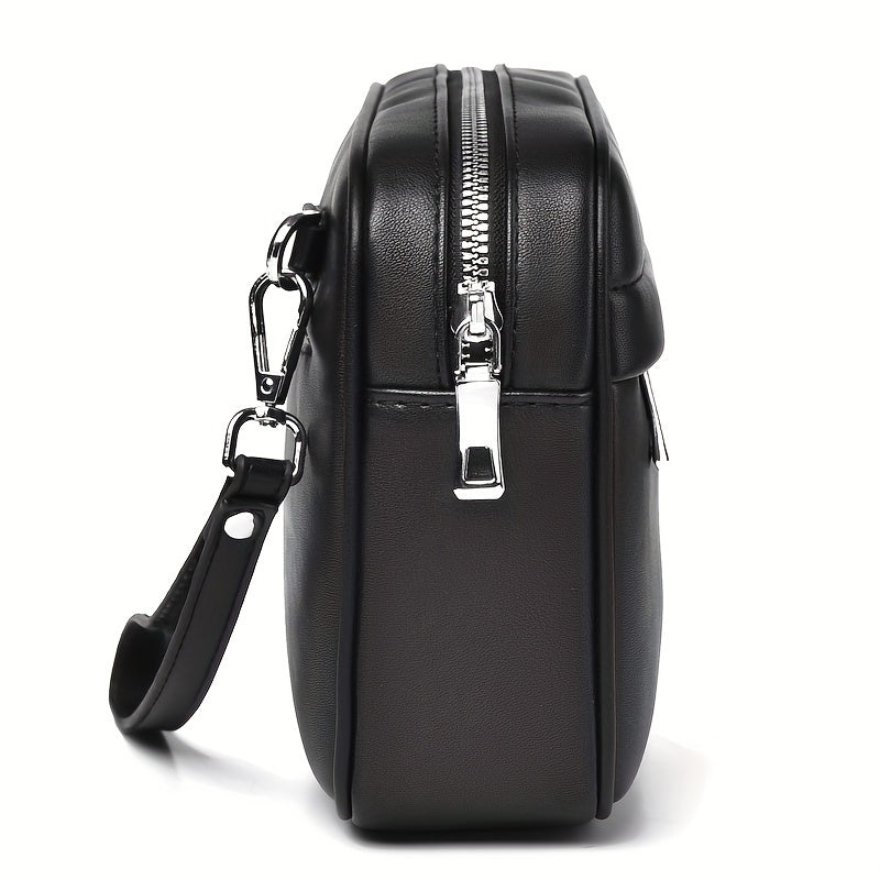 Men's Minimalist PU Handbag Lightweight Organizer