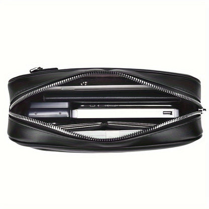 Men's Minimalist PU Handbag Lightweight Organizer