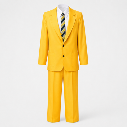 Mens Monster Halloween Costume Suit Party Outfit Jacket Pants Headpiece Gloves