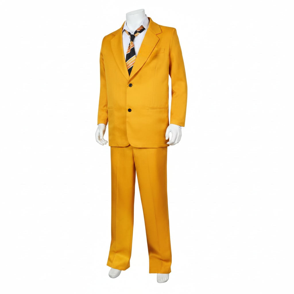 Mens Monster Halloween Costume Suit Party Outfit Jacket Pants Headpiece Gloves