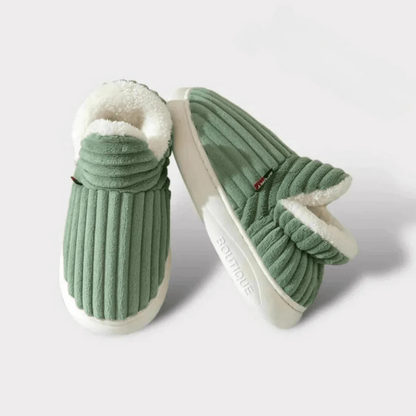 Men's Outdoor Plush Slippers Slip On Casual Footwear