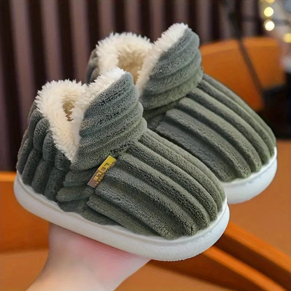 Men's Outdoor Plush Slippers Slip On Casual Footwear