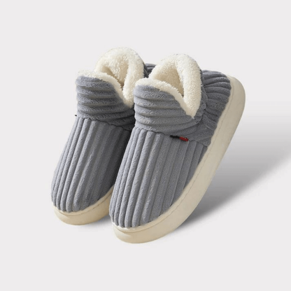 Men's Outdoor Plush Slippers Slip On Casual Footwear