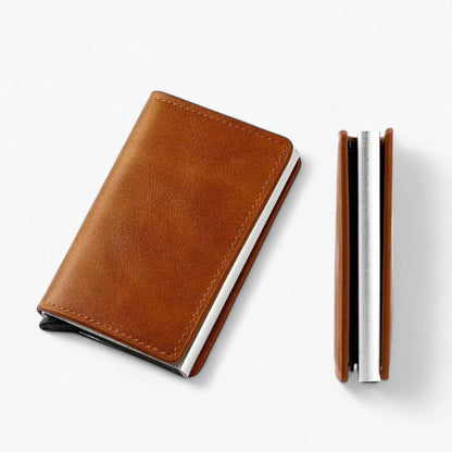 Mens RFID Blocking Wallet Slim Card Holder Minimalist Pocket Wallet