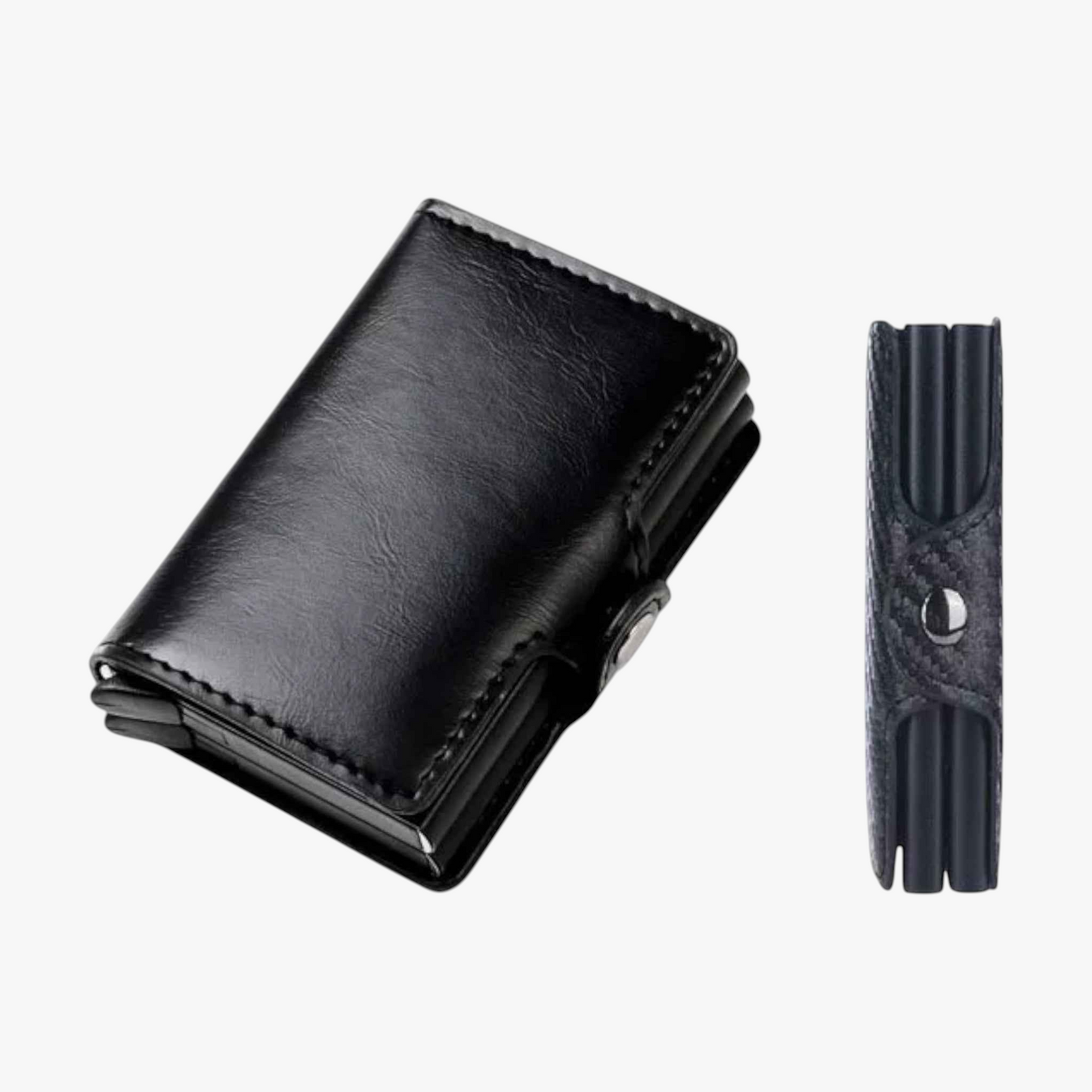 Mens RFID Blocking Wallet Slim Card Holder Minimalist Pocket Wallet