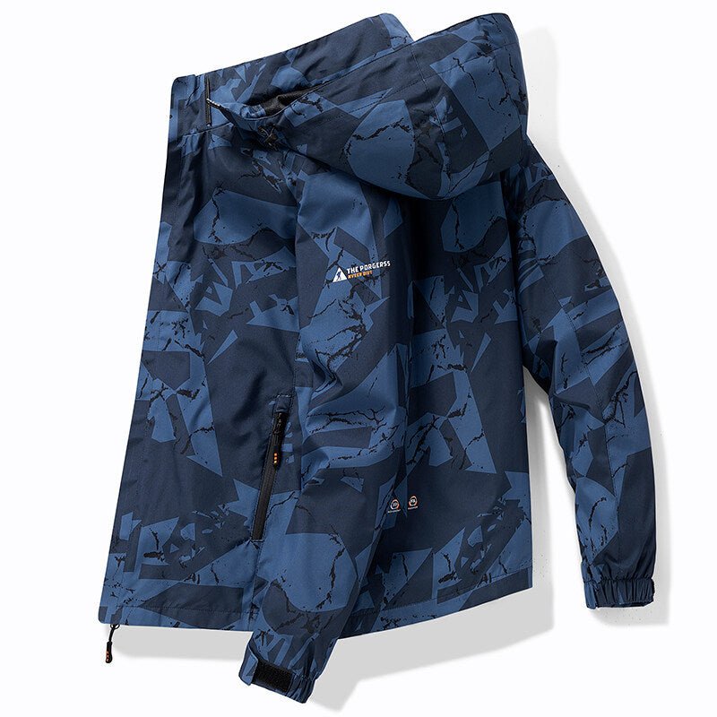 Mens Ski Jacket Hooded Winter Windproof Outdoor Coat