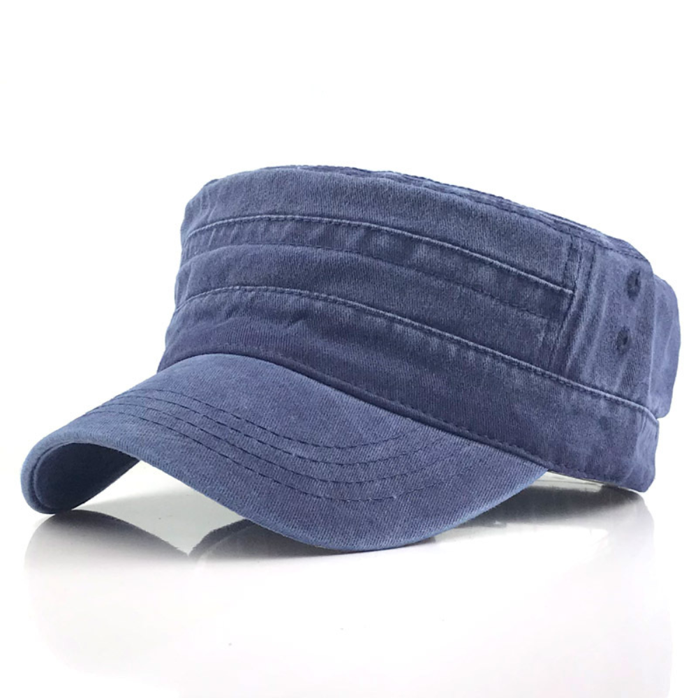 Vintage militaire katoenen pet voor heren, verstelbare casual hoed