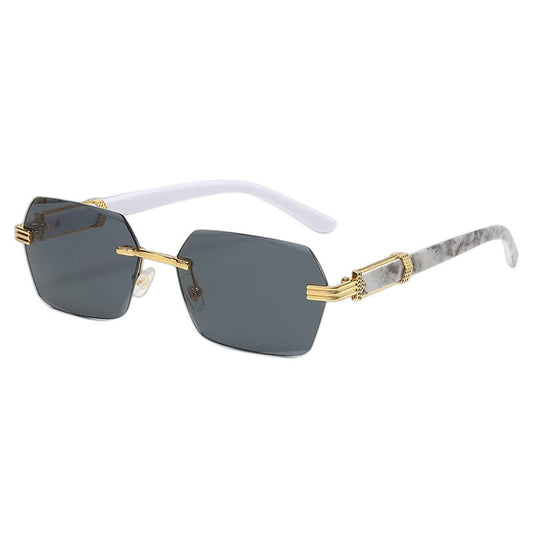 Mens Vintage Sunglasses Metal Frame Casual Retro Eyewear
