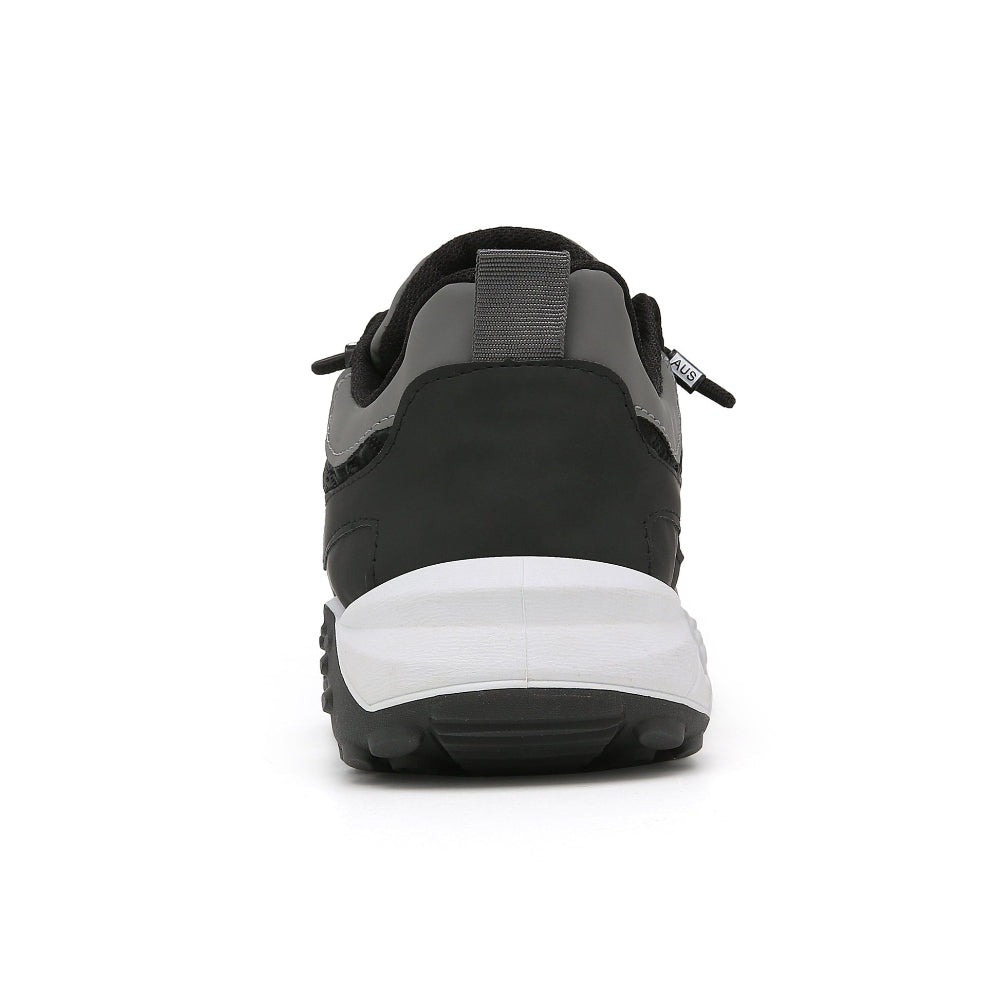 Vandafvisende skridsikre sneakers til mænd med støttende komfort til gåture