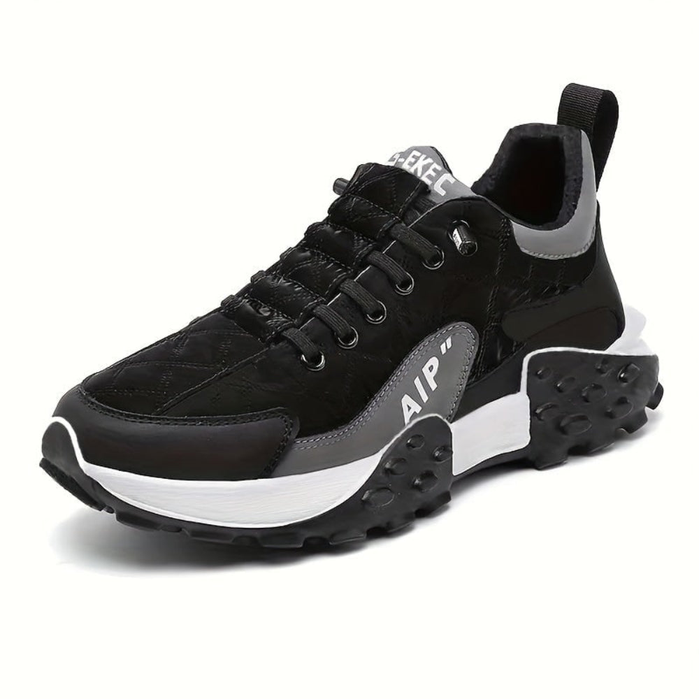 Vandafvisende skridsikre sneakers til mænd med støttende komfort til gåture