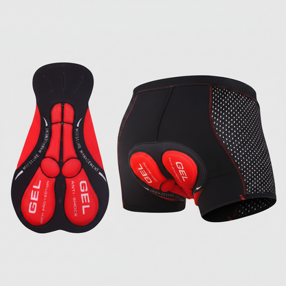 Men's Women's Gel Padded Cycling Shorts Breathable Bike Shorts
